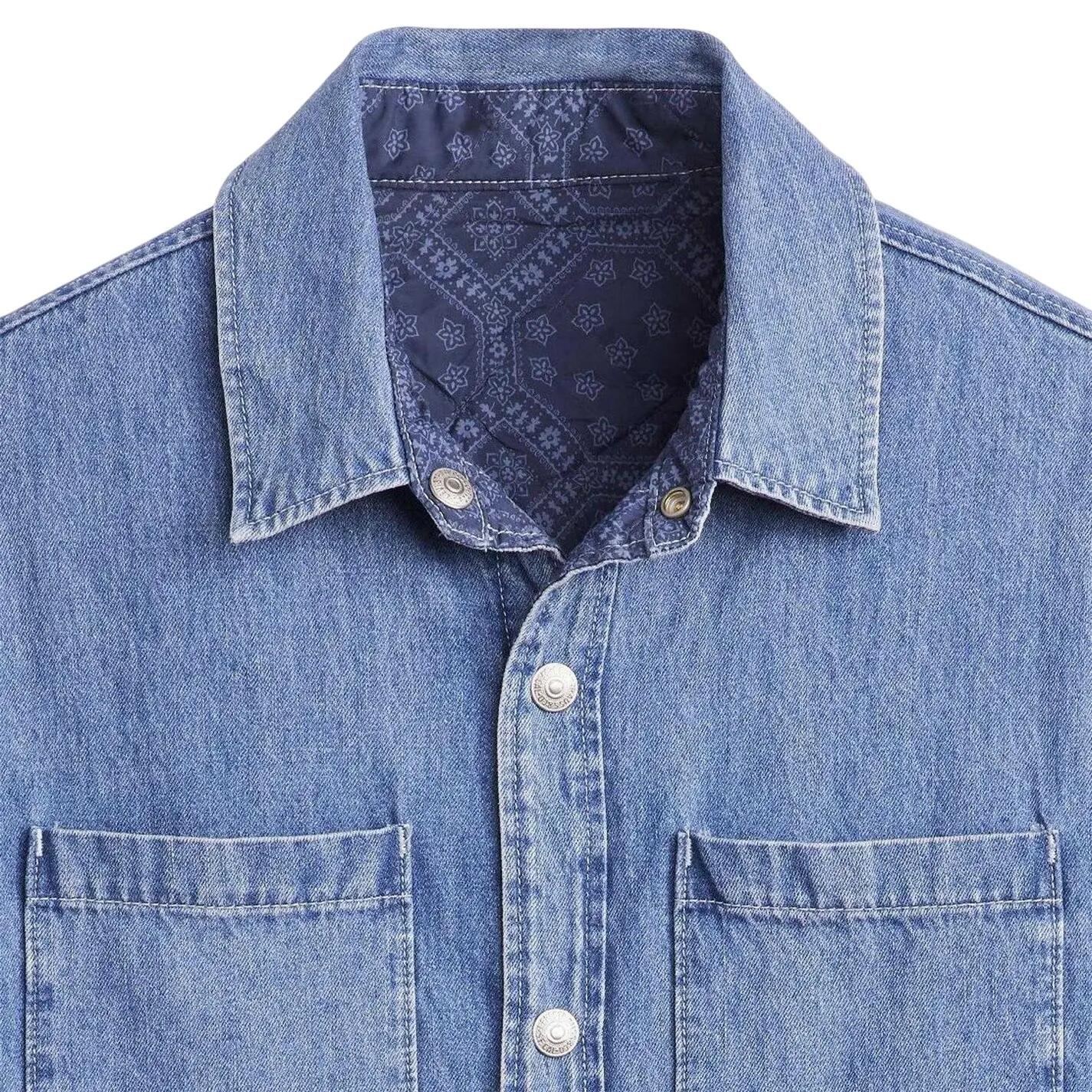Sopra Camicia Fantasia Velluto A Coste Uomo Levis Bryant Jeans 4/7