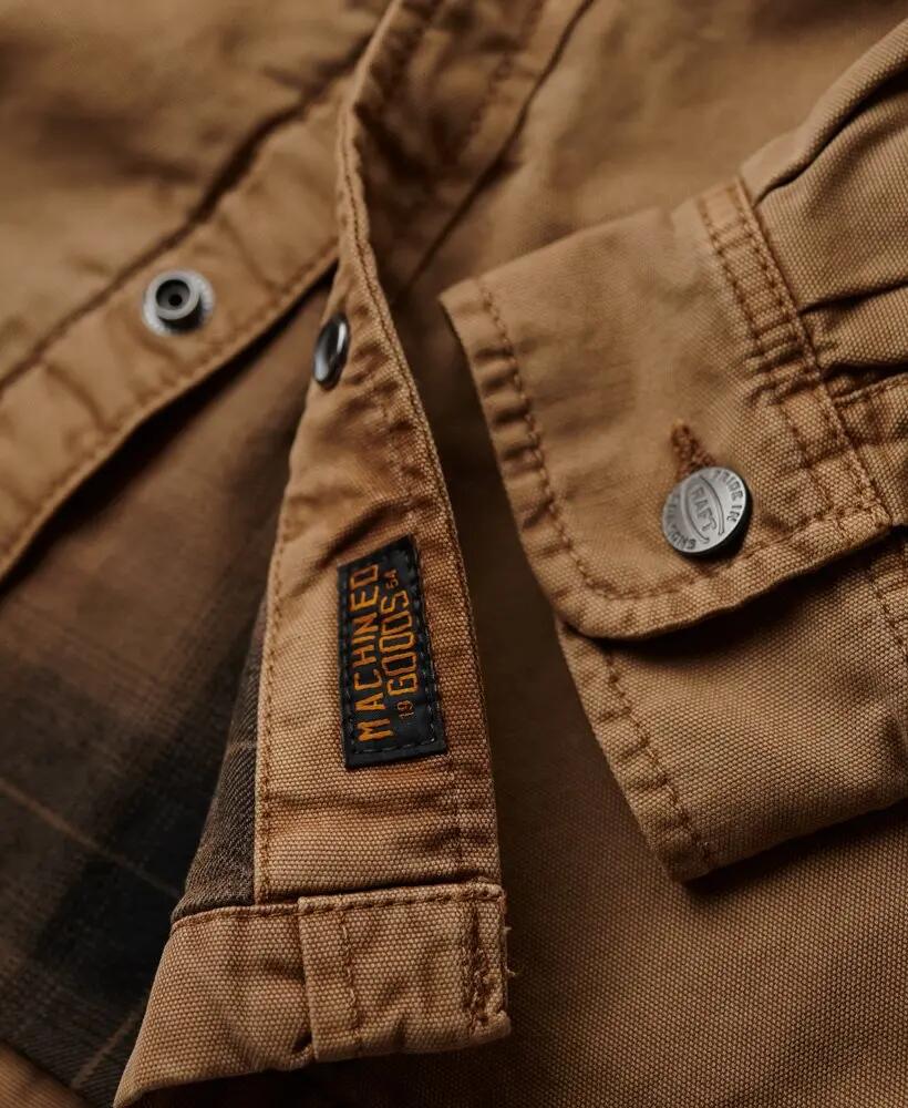 superdry Overshirt Canvas in 100% cotone biologico – Workwear 5/6