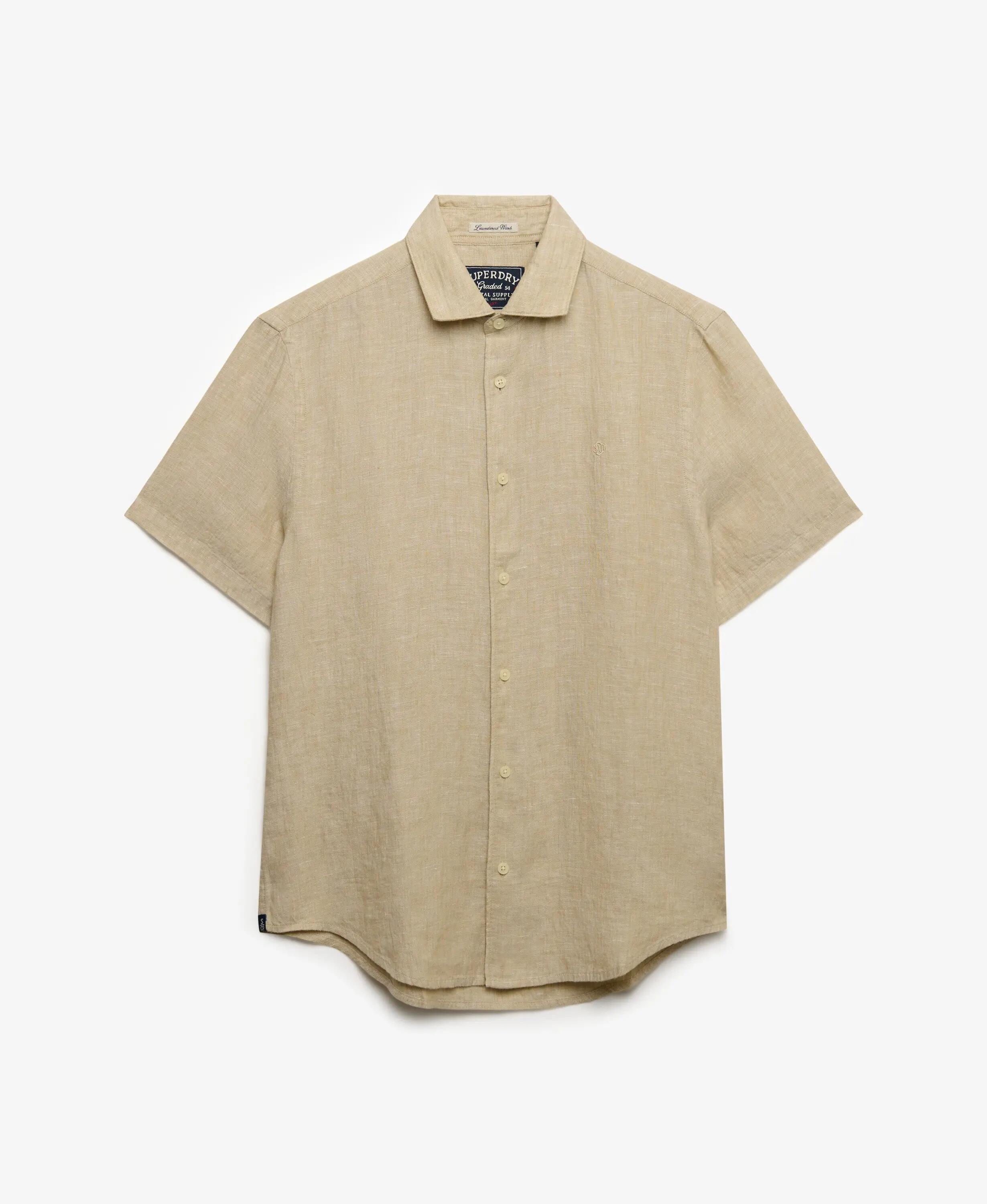 superdry Camicia Riviera manica corta in lino – Vestibilità relaxed 7/7