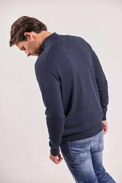 sebago Pull Kyle à demi-fermeture zippée en coton 3/3