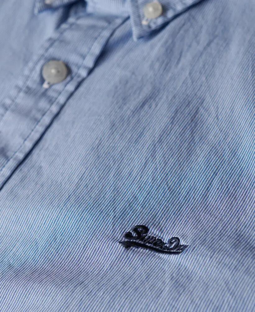 superdry Essentials Tailored Lite Hemd Slim Fit aus Baumwolle mit Stretch 6/7