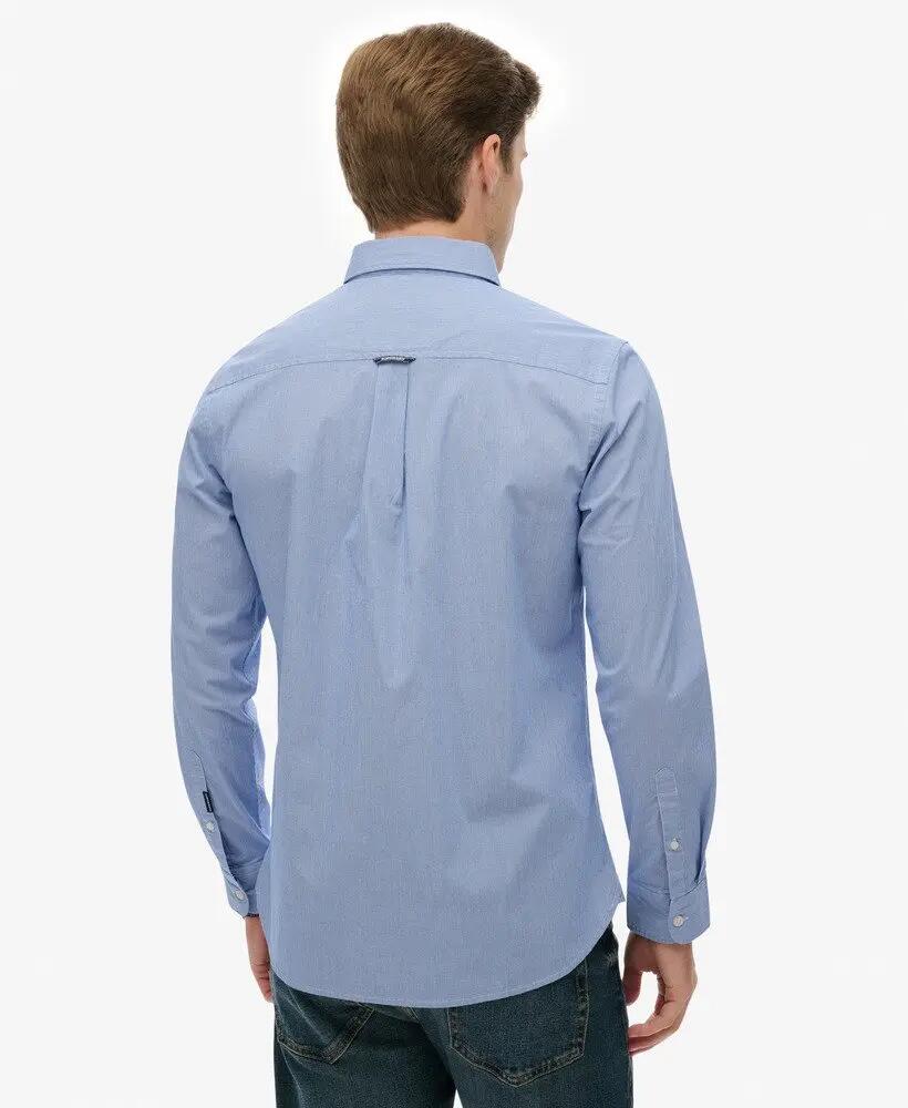 superdry Essentials Tailored Lite Hemd Slim Fit aus Baumwolle mit Stretch 5/7