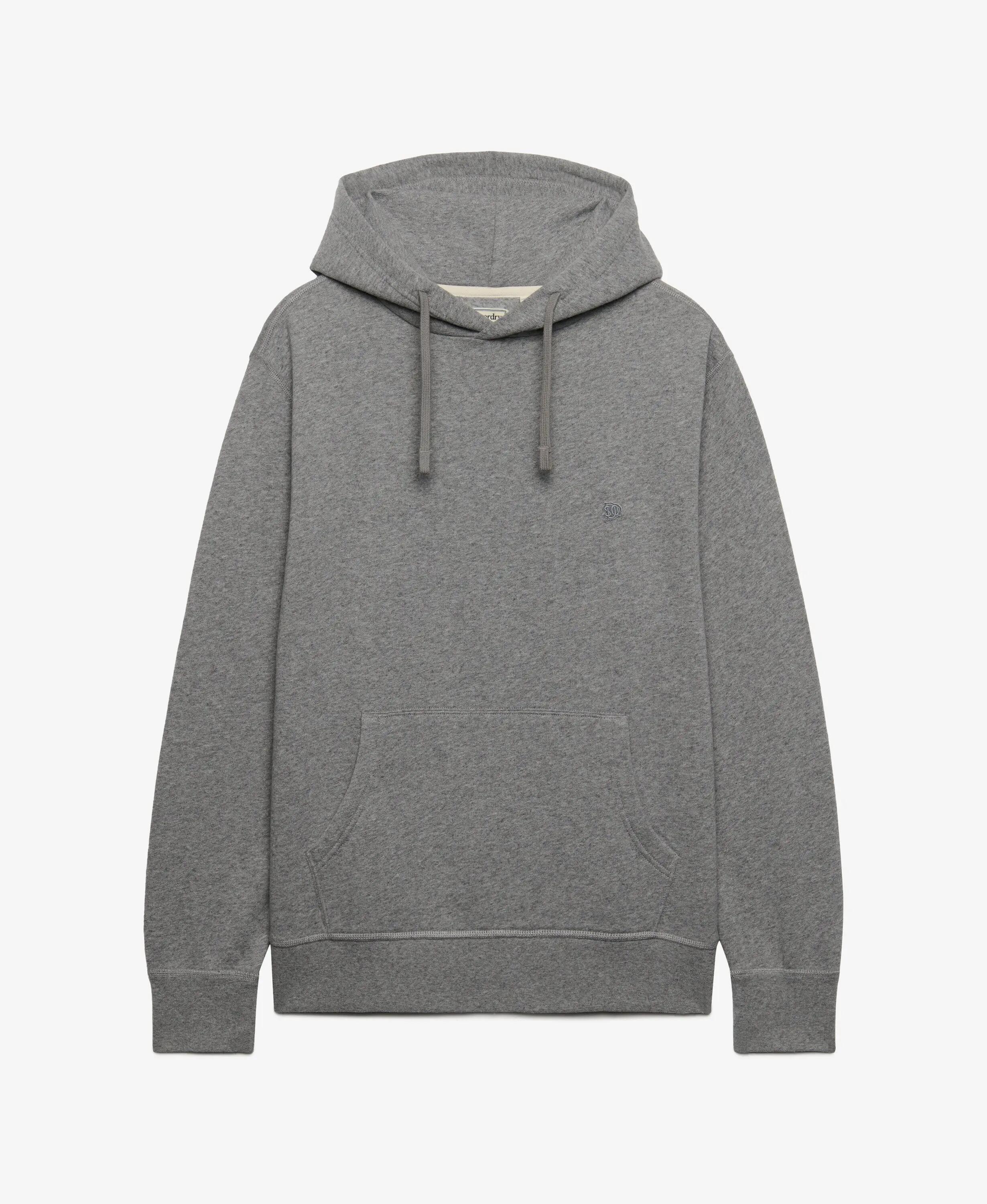 superdry Kapuzen-Sweat Essential SD Co Logo – Relaxed Fit, Dark Vintage Grey 7/7