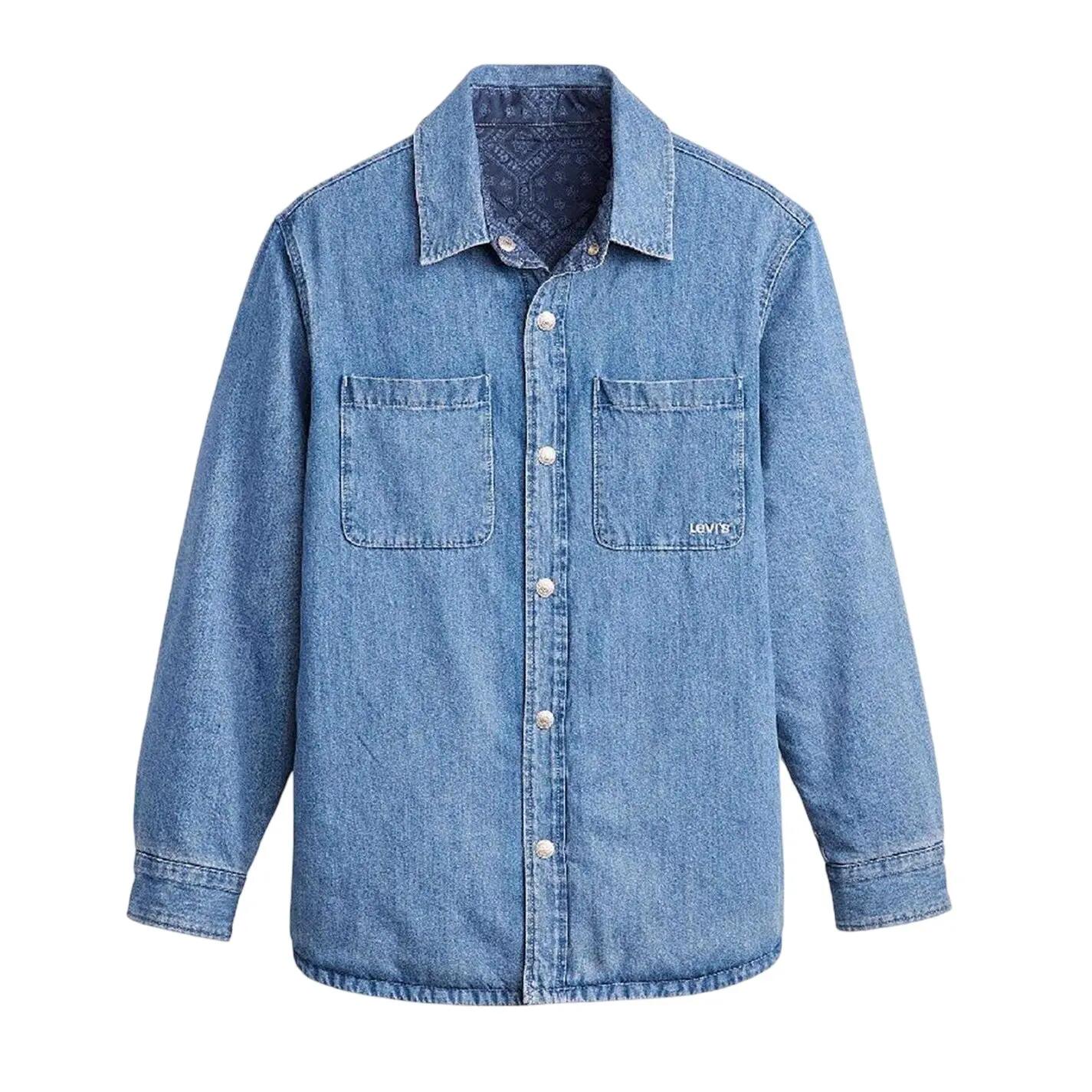 Sopra Camicia Fantasia Velluto A Coste Uomo Levis Bryant Jeans 2/7