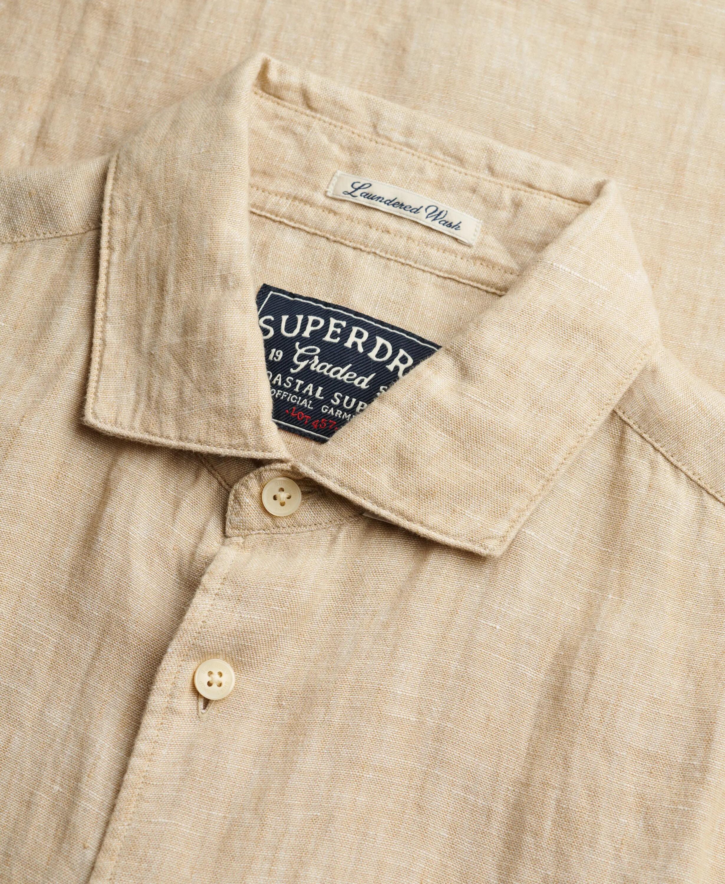 superdry Camicia Riviera manica corta in lino – Vestibilità relaxed 6/7
