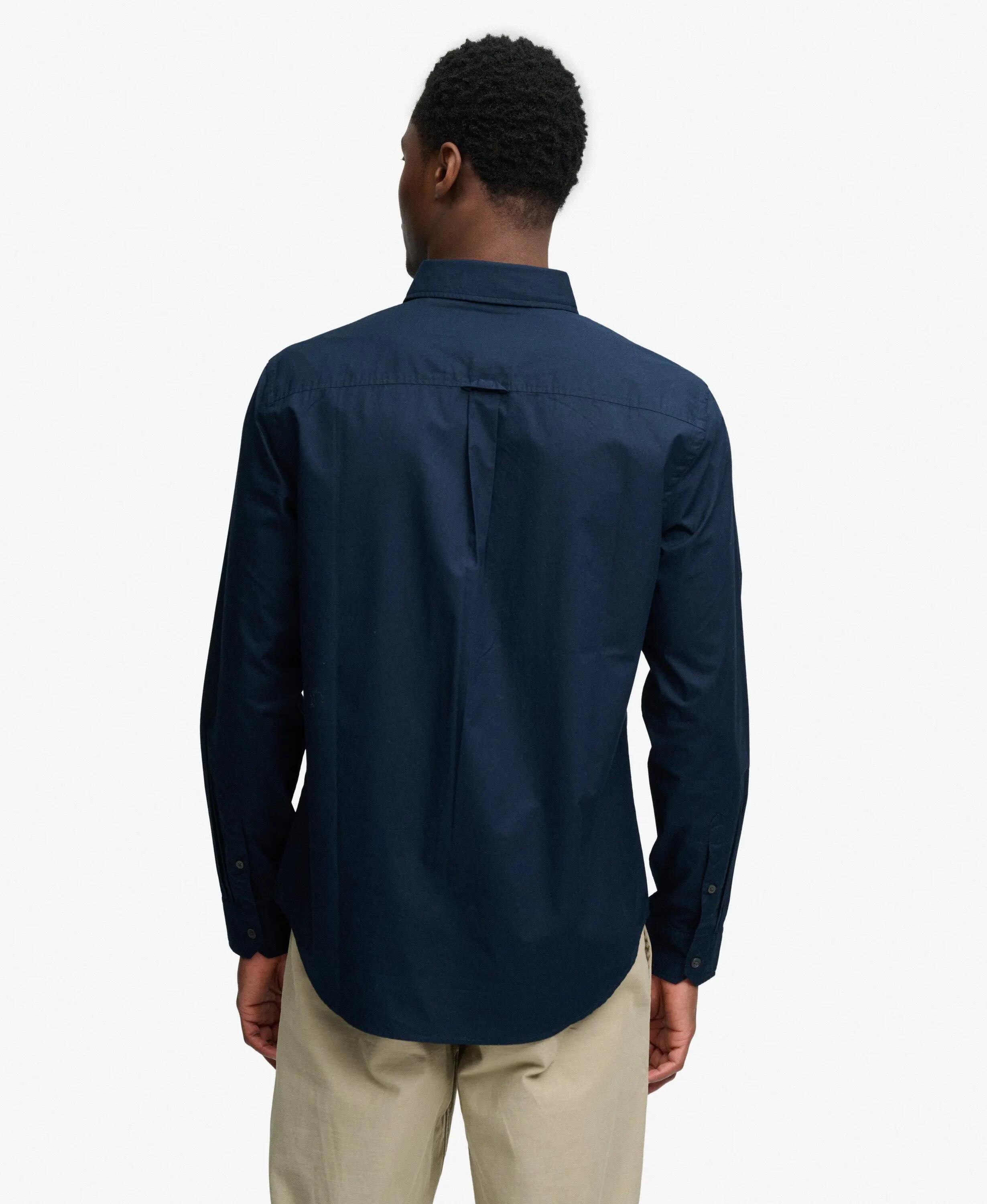 superdry Camicia Cut Away Poplin manica lunga in cotone organico 5/7