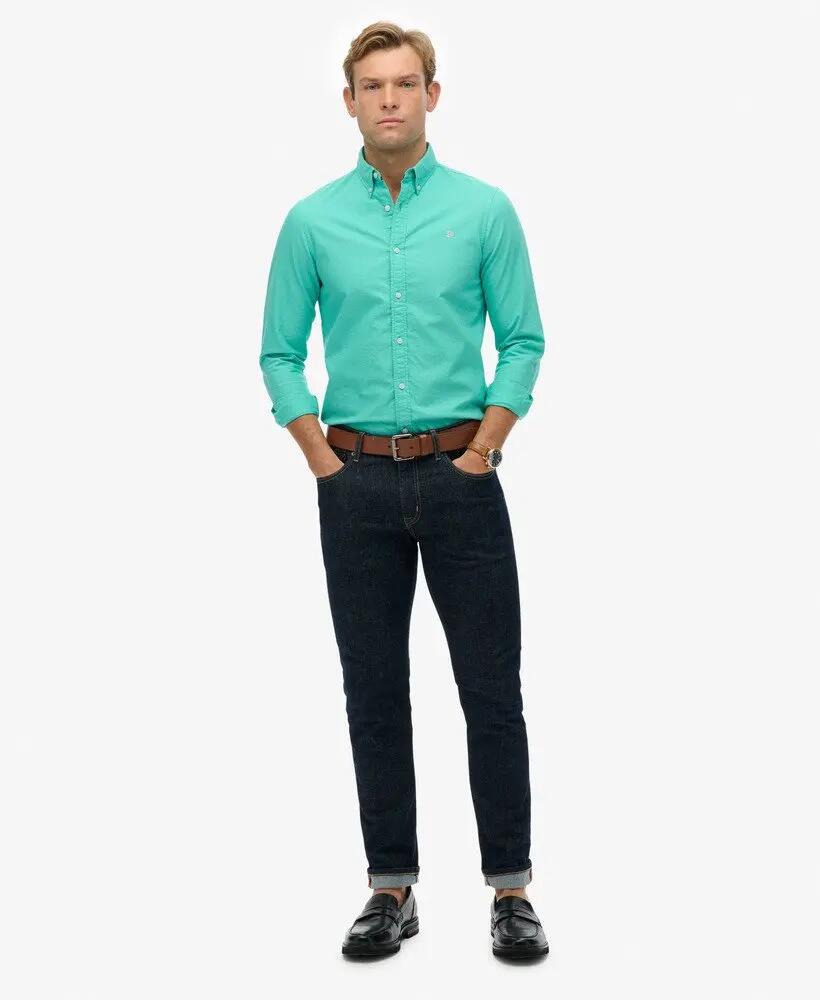 superdry Chemise Classic Oxford à manches longues en coton bio 3/7
