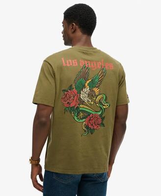 Superdry tattoo loose t-shirt – relaxed fit, 100% cotton