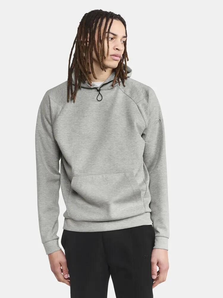 craft ADV Join Hoodie M – felpa con cappuccio confortevole Grey Melange 5/7