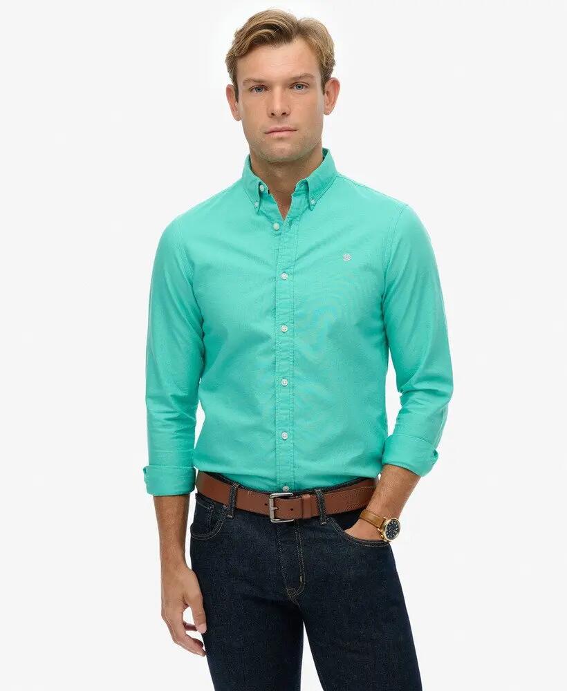 superdry Chemise Classic Oxford à manches longues en coton bio 2/7