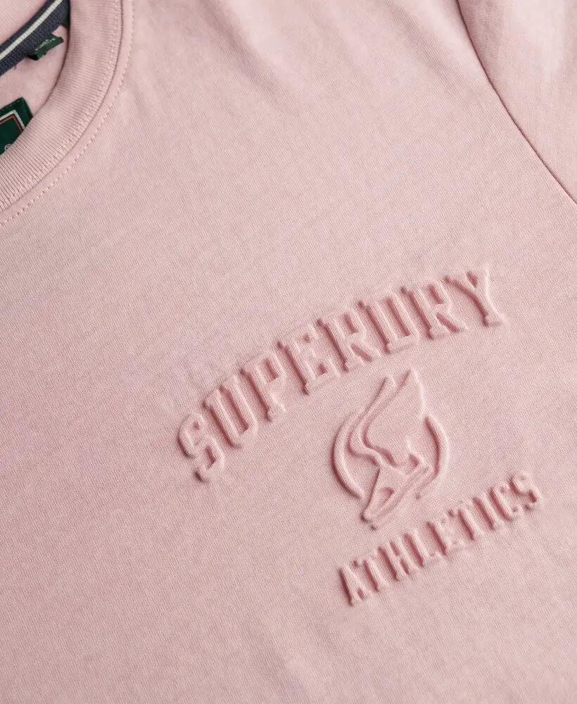 superdry Athletic Embossed Relaxed T‑Shirt – 100% bawełna, fason relaxed 5/6