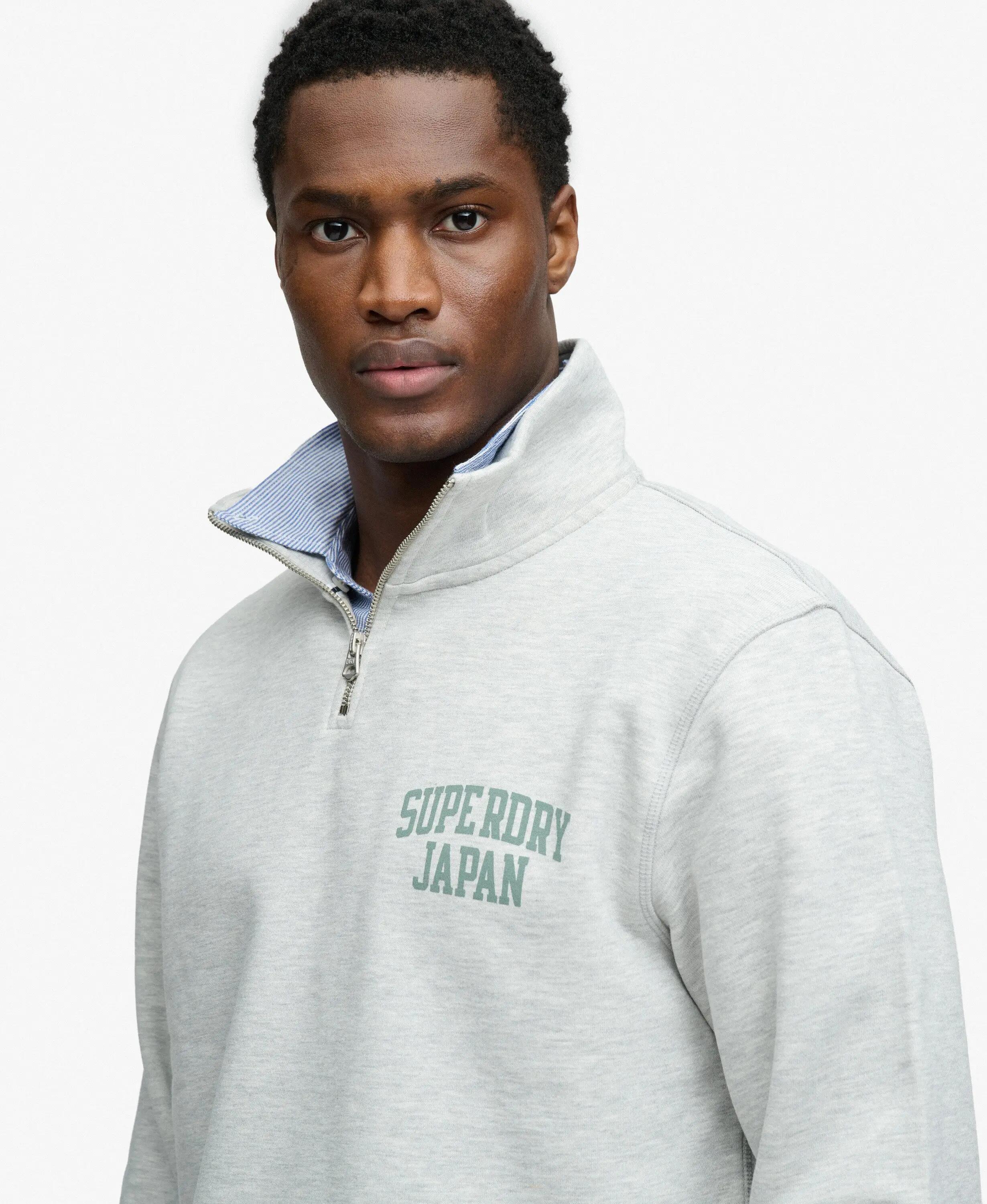 superdry Sweatshirt Half Zip Athletic Essentials – Loose Fit 4/7