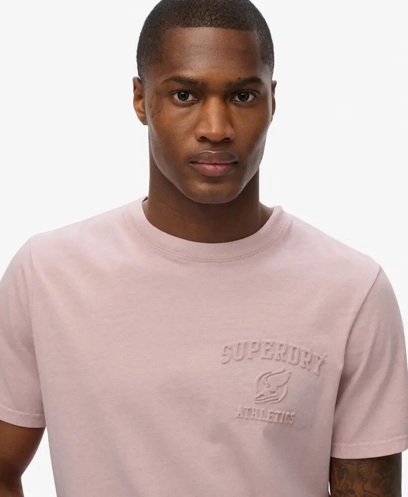 superdry Athletic Embossed Relaxed T‑Shirt – 100% bawełna, fason relaxed 3/6