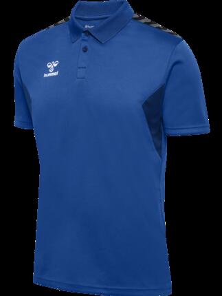 hummel Polo hmlAUTHENTIC FUNCTIONAL en polyester TRUE BLUE