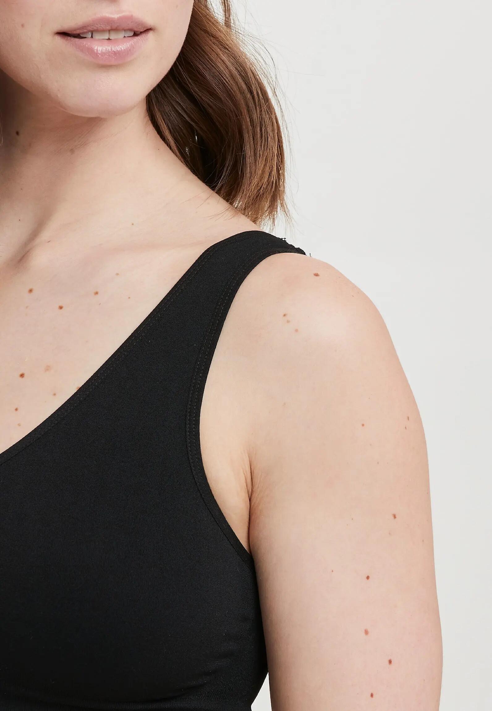decoy brassière top à larges bretelles en microfibre – BLACK (1100) 6/6
