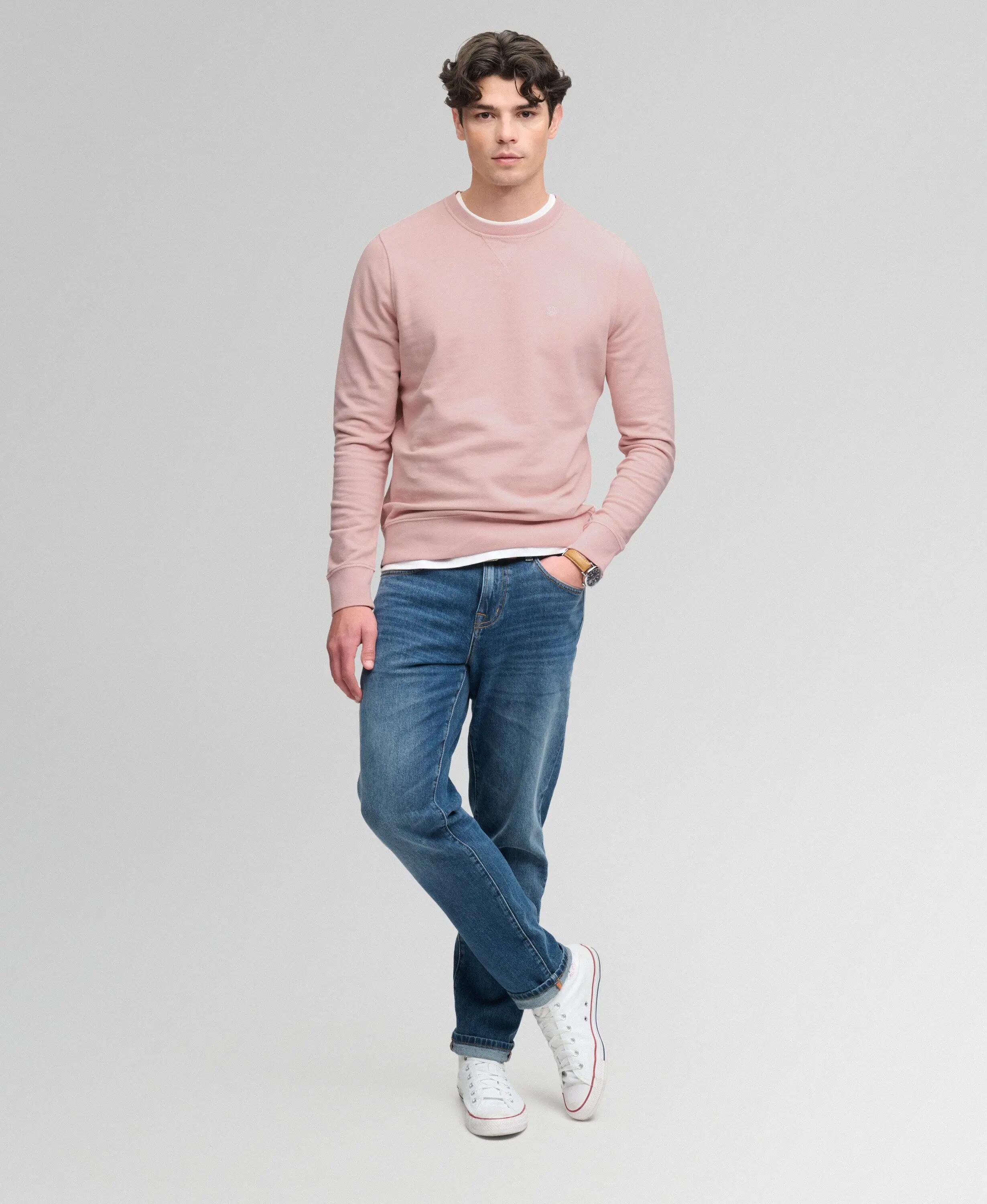 superdry Classic Essential Sweatshirt in 100% cotone – vestibilità relaxed 3/7