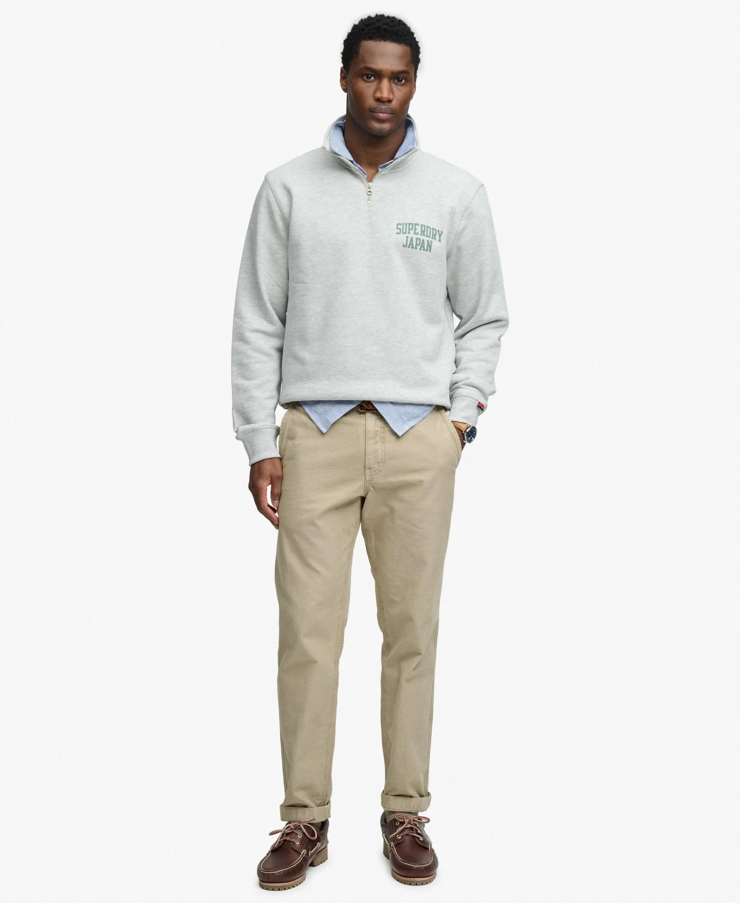 superdry Sweatshirt Half Zip Athletic Essentials – Loose Fit 3/7