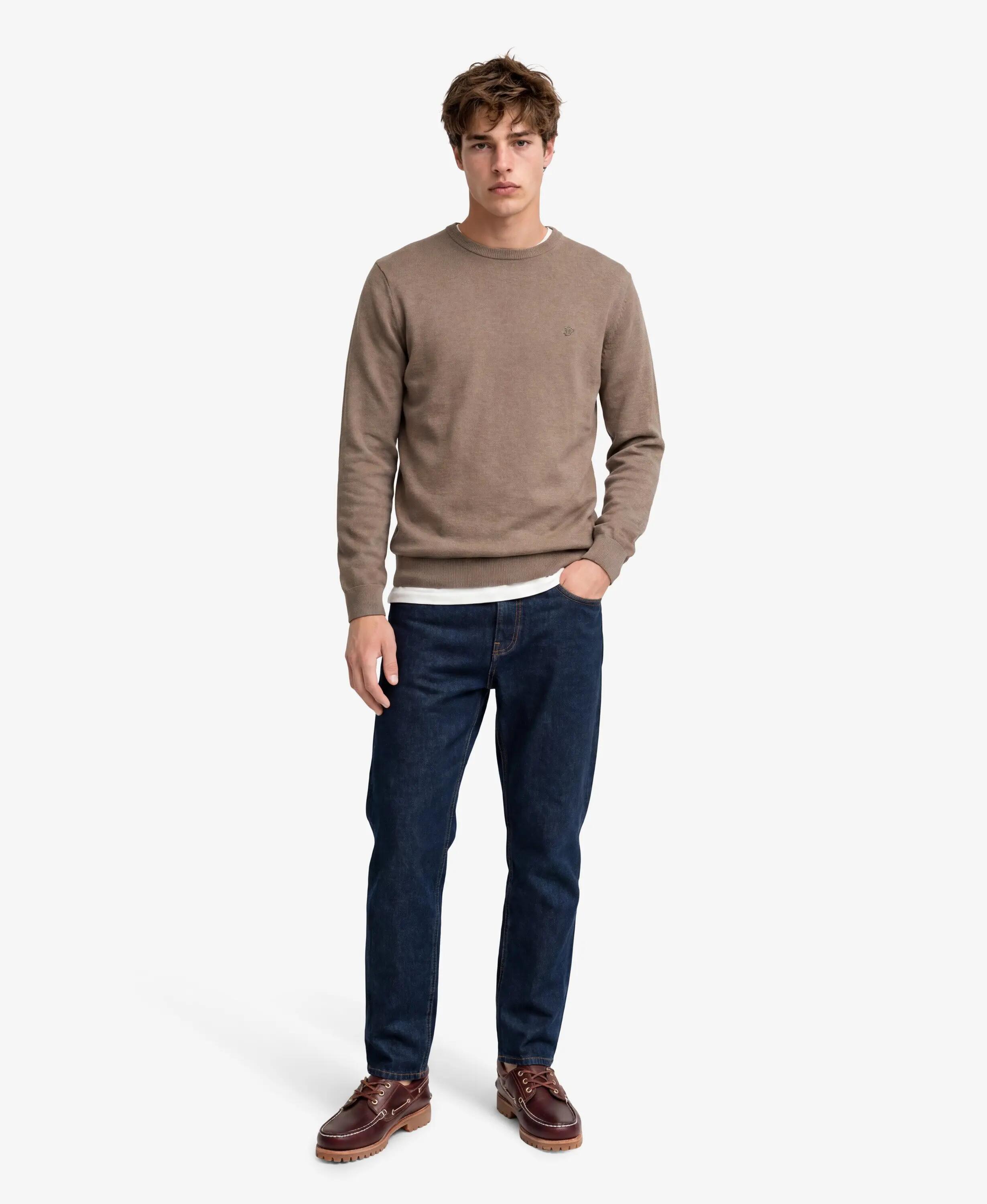superdry Essentials Cotton Jumper in cotone biologico – vestibilità relaxed – 3/5