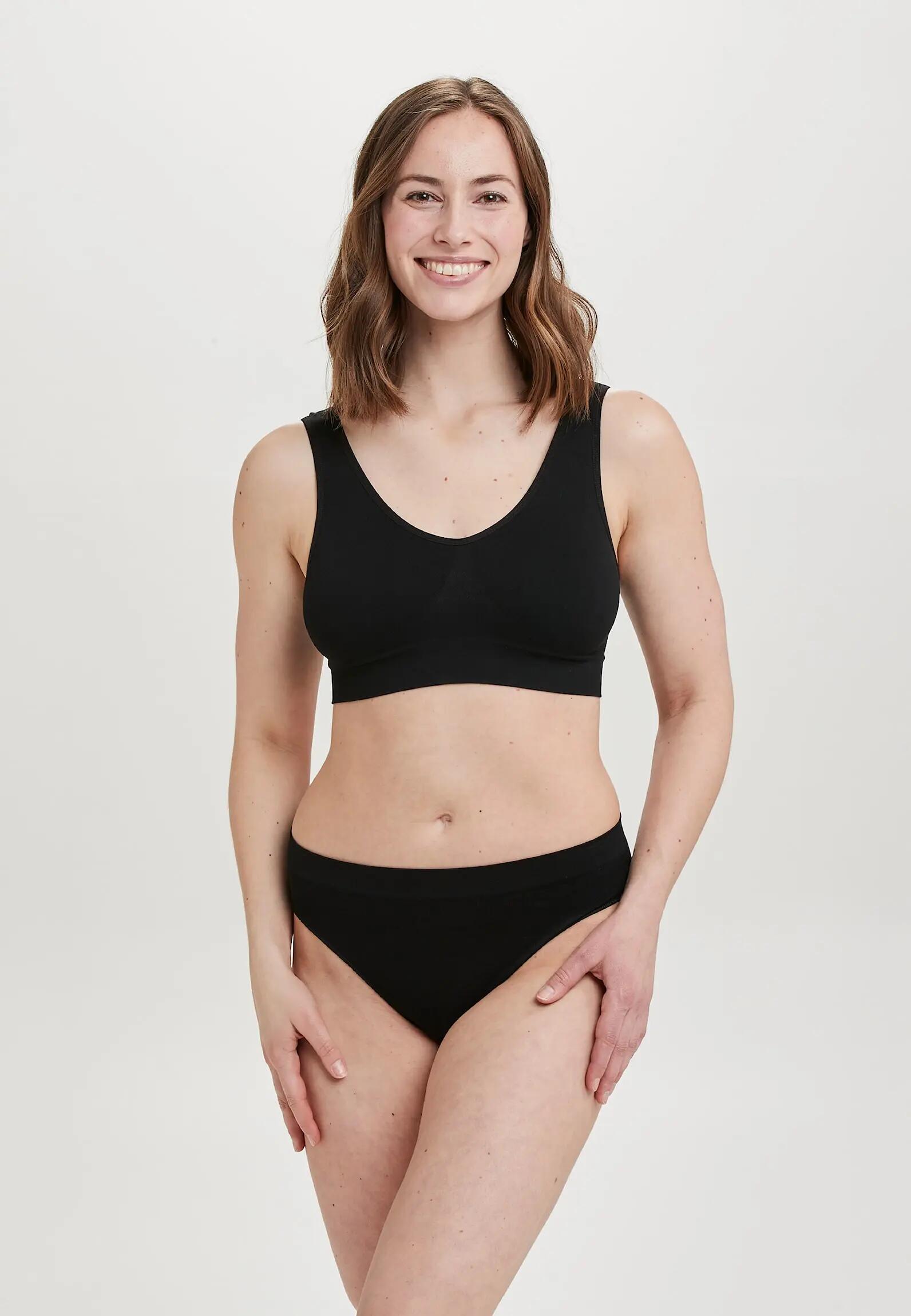 decoy brassière top à larges bretelles en microfibre – BLACK (1100) 4/6