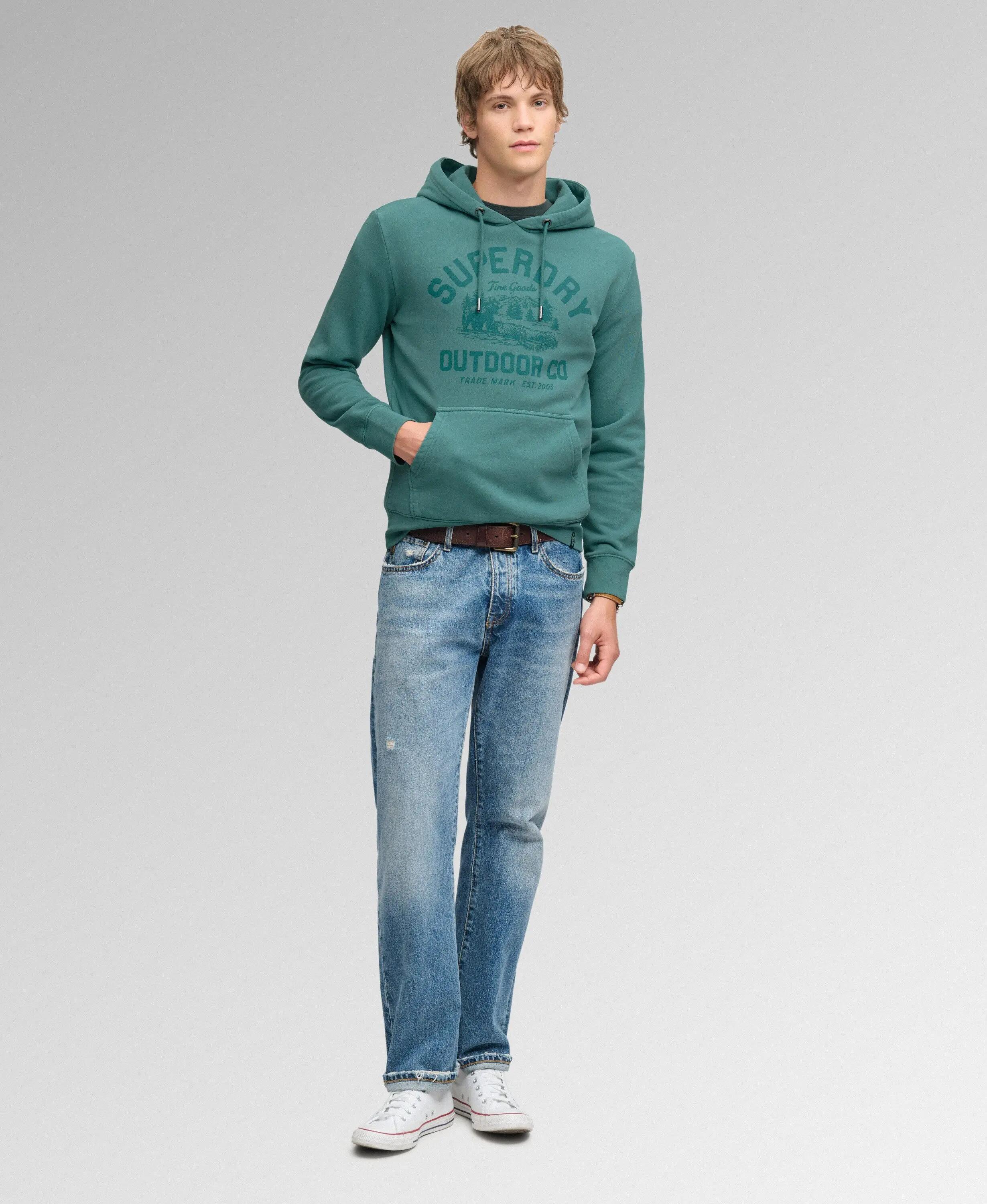 superdry Outdoor Icon Hoodie – felpa con cappuccio in cotone e poliestere 2/4