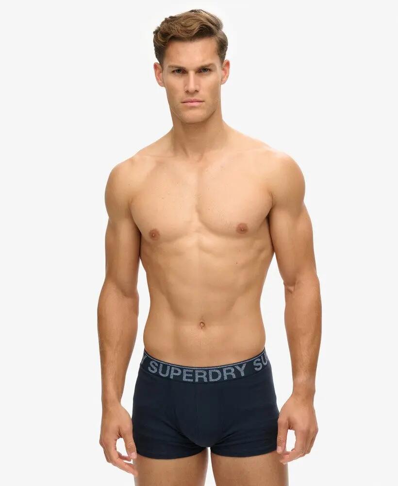 superdry Pack de três trunks em algodão orgânico 4/6