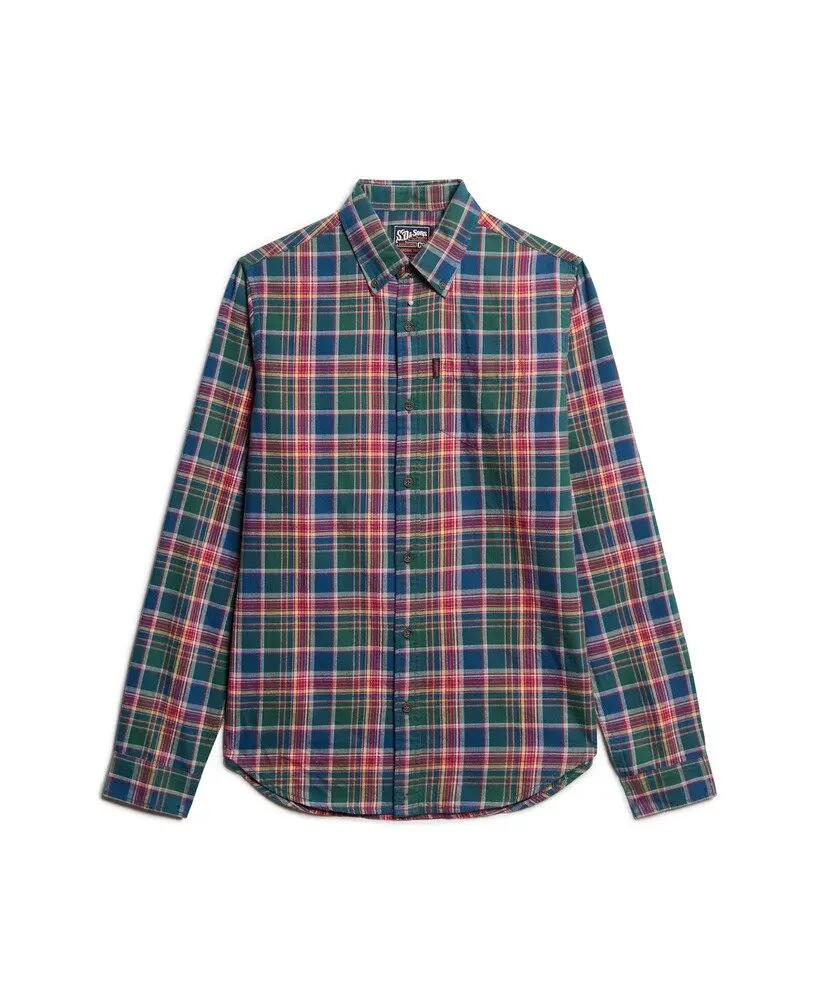 superdry Camisa Vintage às Quadrados em Algodão Biológico 6/6