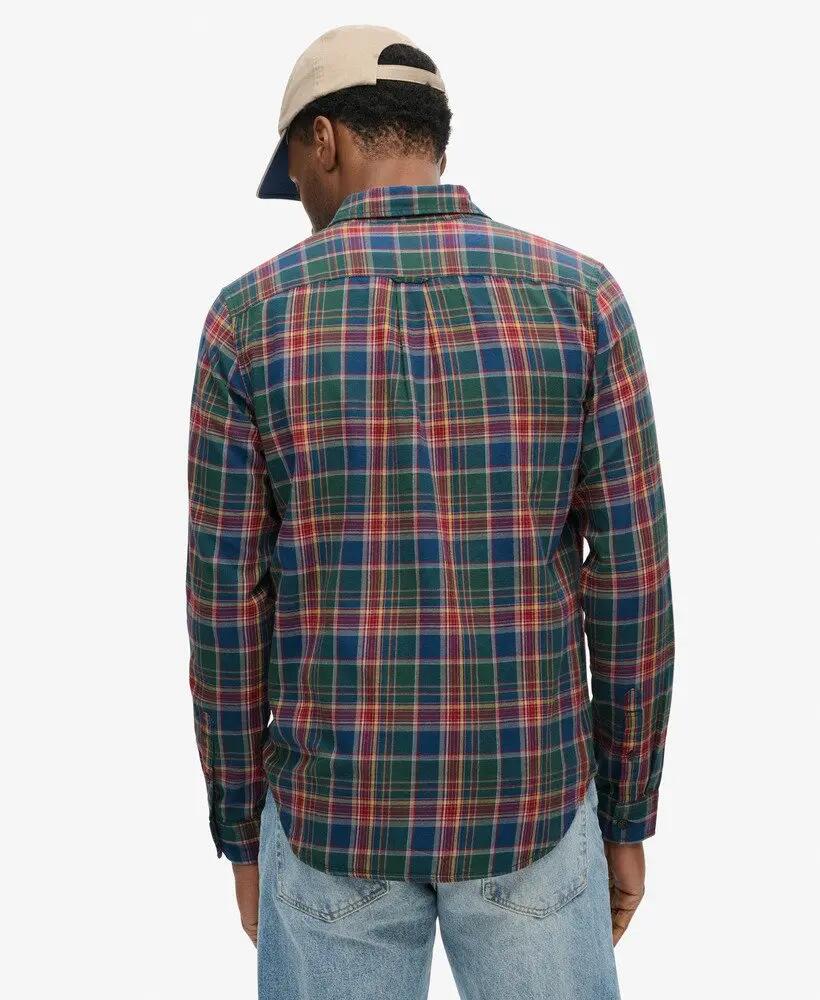 superdry Camisa Vintage às Quadrados em Algodão Biológico 4/6