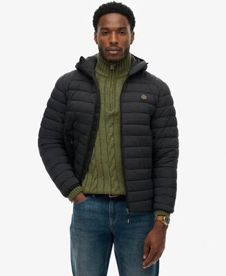 Superdry hooded fuji lite jacket – licht gewatteerd