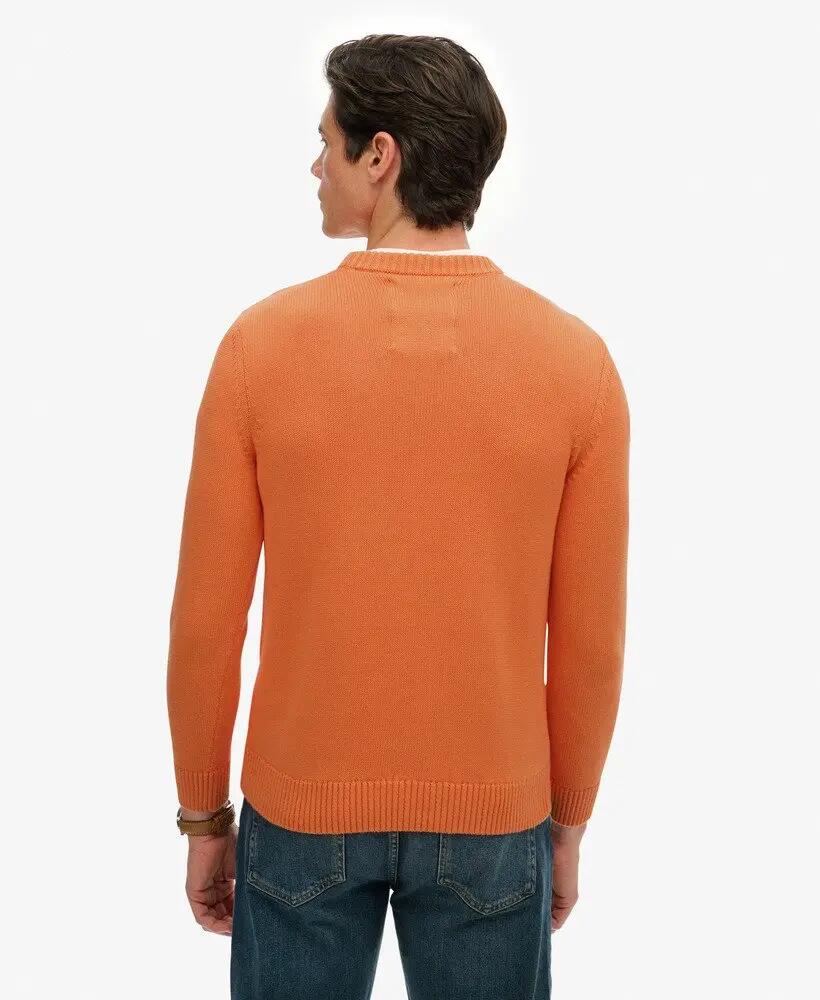 superdry Maglione Preppy in Cotone — 100% cotone biologico, vestibilità relaxed 6/7