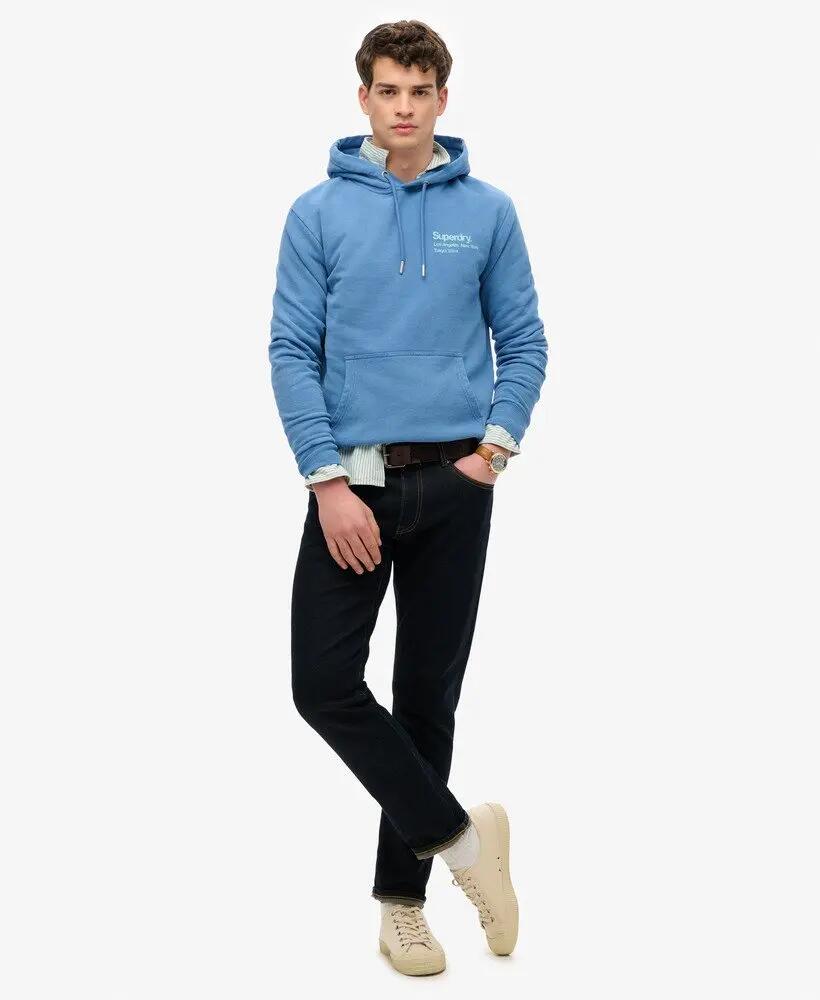 superdry Core Logo City Hood sudadera con capucha de algodón 2/4