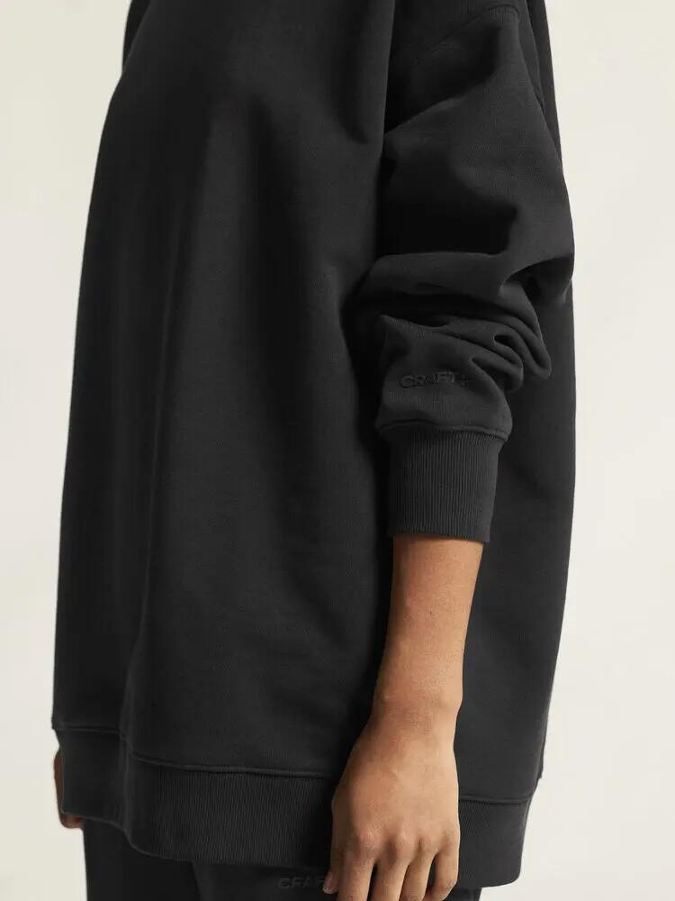 craft Frequent RN Sweatshirt W em algodão orgânico preto 7/7