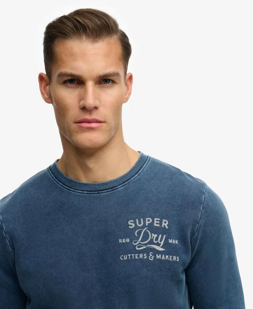superdry Felpa Cutters And Makers Relaxed in cotone biologico 4/6