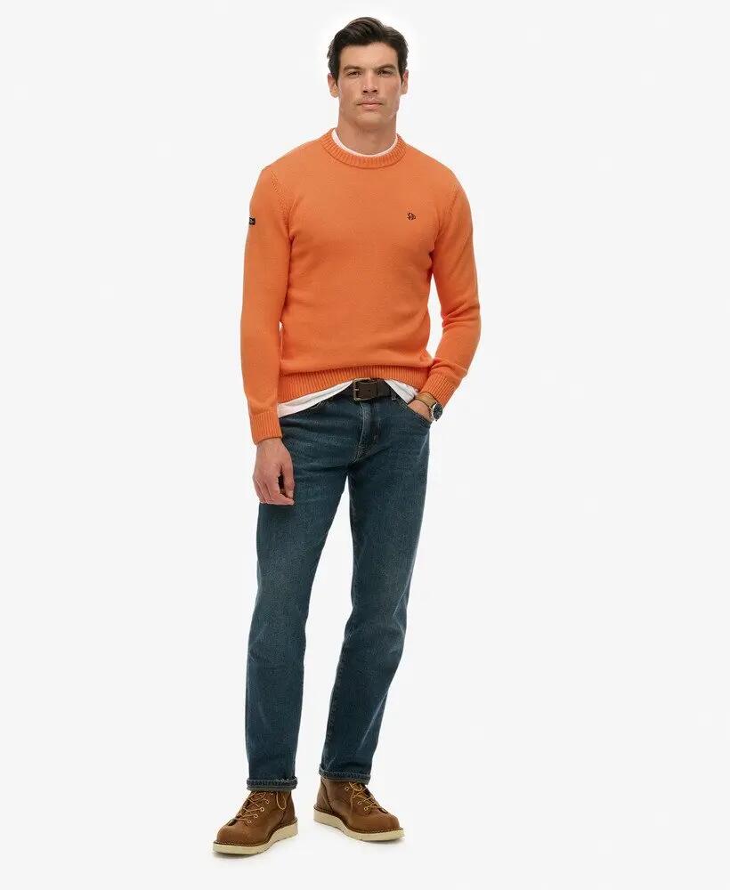 superdry Maglione Preppy in Cotone — 100% cotone biologico, vestibilità relaxed 4/7