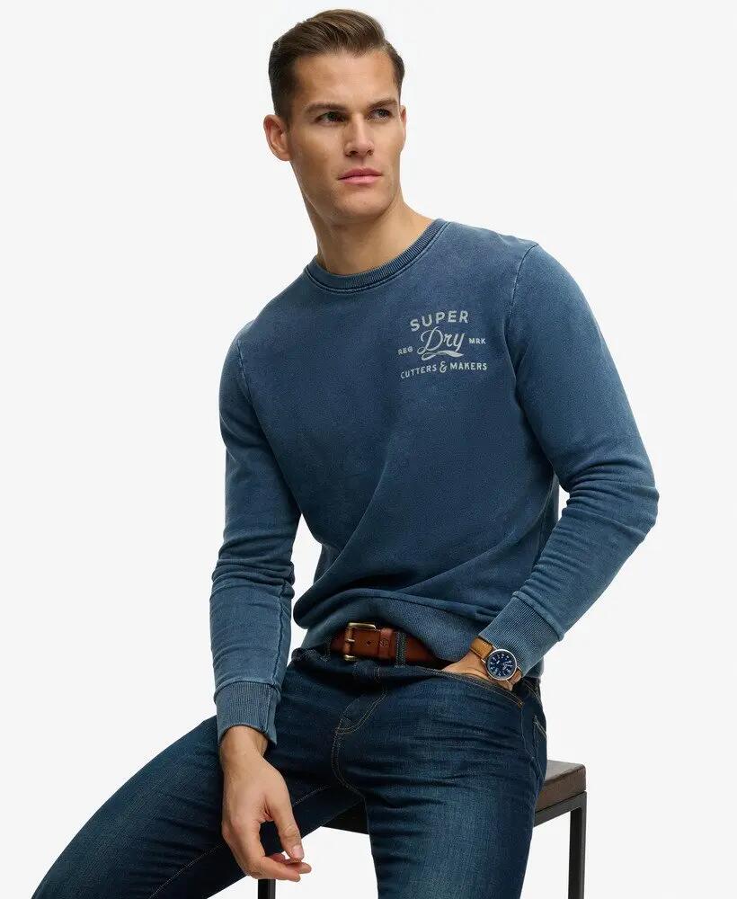 superdry Felpa Cutters And Makers Relaxed in cotone biologico 2/6