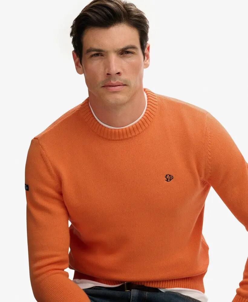 superdry Maglione Preppy in Cotone — 100% cotone biologico, vestibilità relaxed 3/7