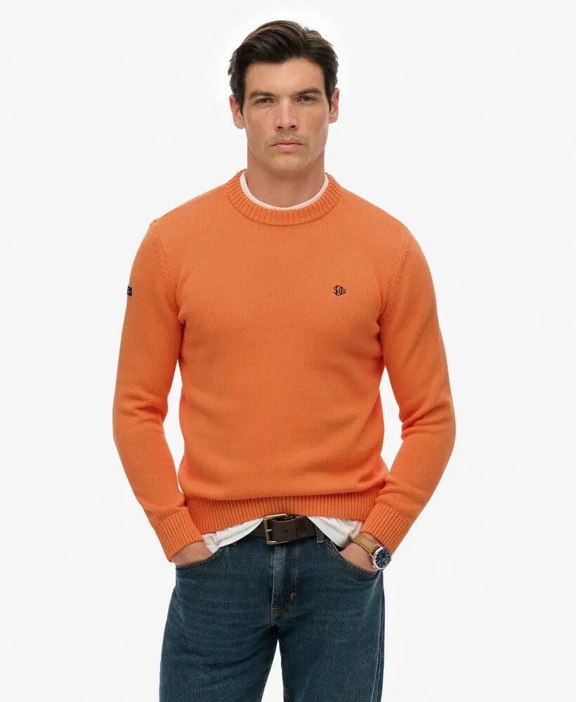 superdry Maglione Preppy in Cotone — 100% cotone biologico, vestibilità relaxed 2/7