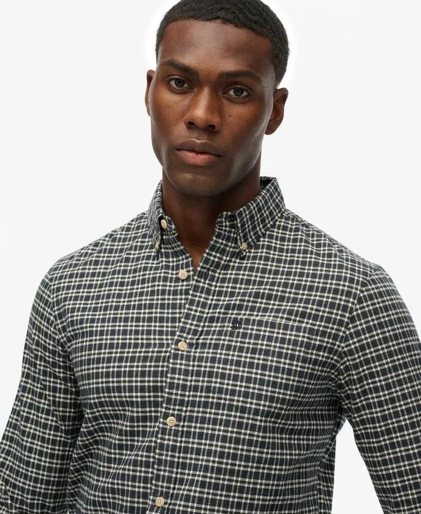 superdry Chemise Premium Check Oxford en coton bio 4/6