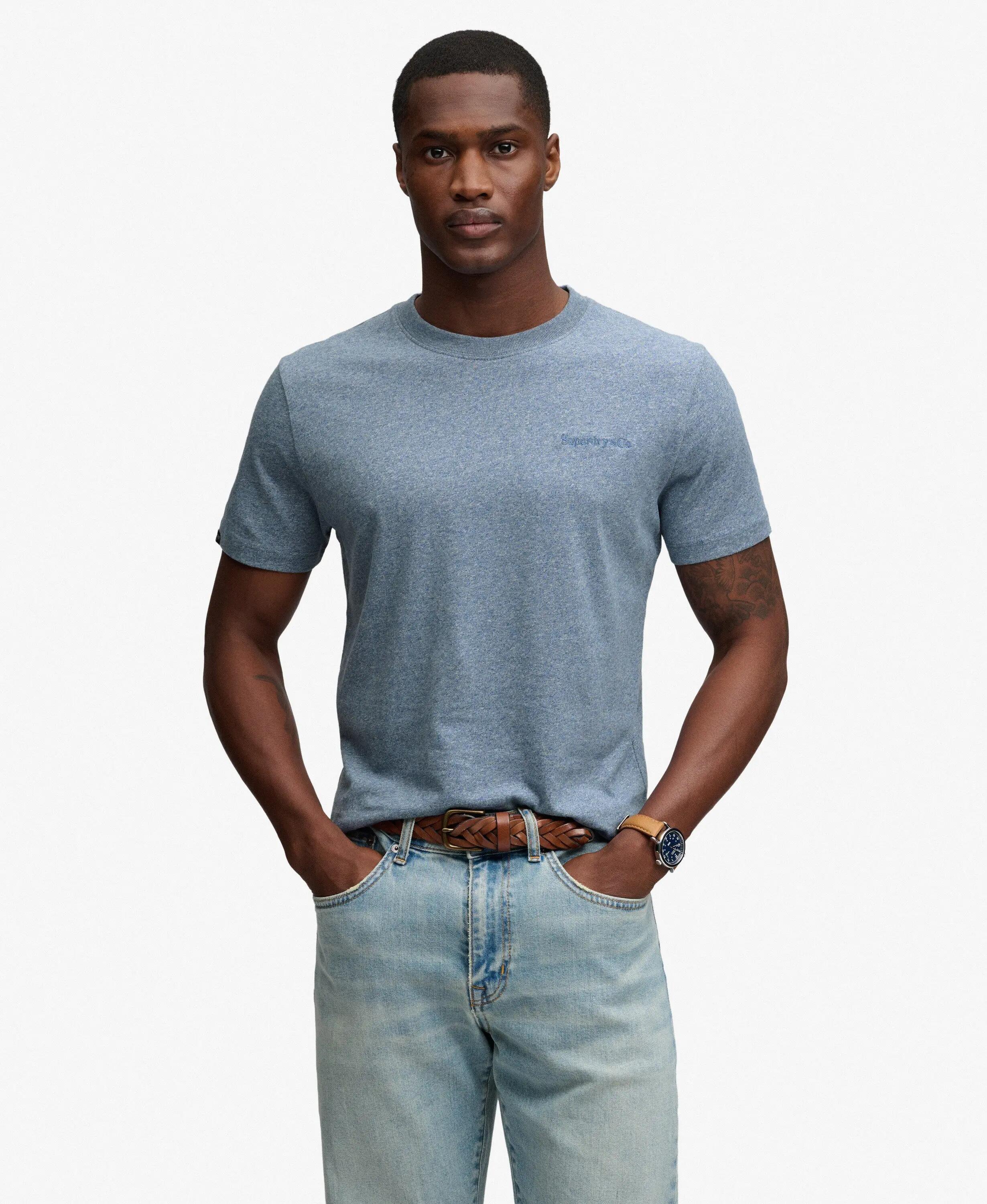 superdry T-shirt Essential Company Logo ricamato - slim in cotone 2/7