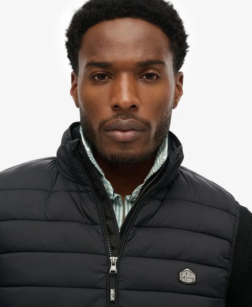 superdry Fuji Lite Padded Gilet – Lekka pikowana kamizelka slim 4/6