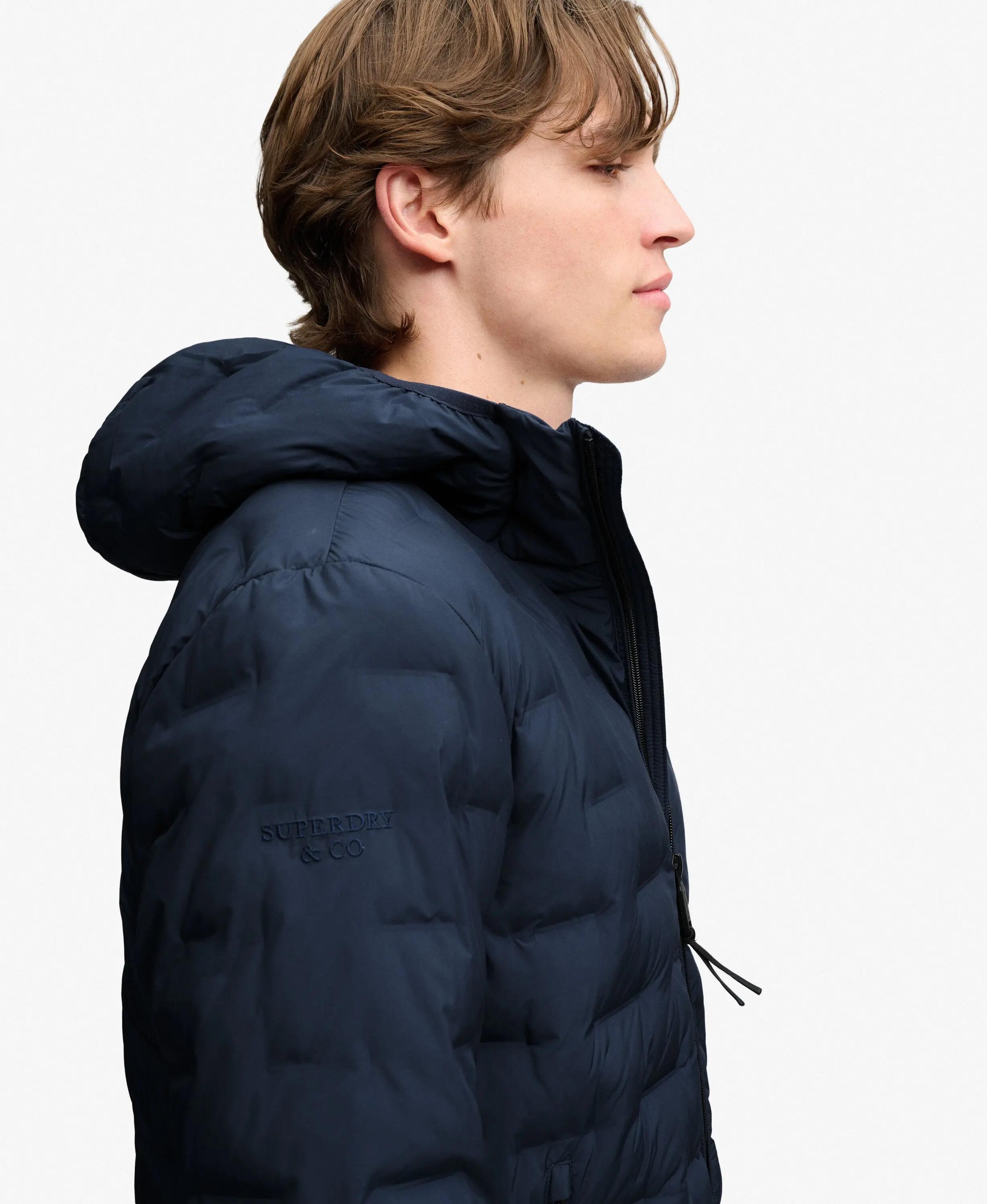 superdry Casaco acolchoado com capuz Heat Weld em poliéster reciclado 5/7