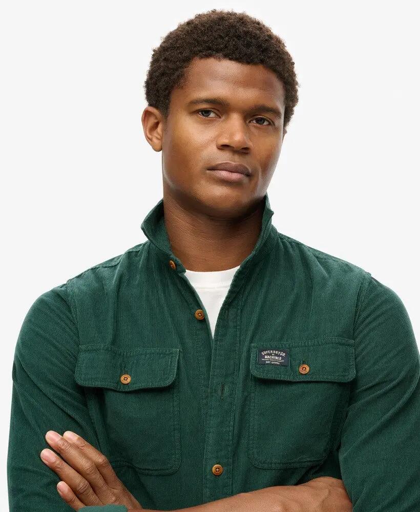 superdry Camisa Trailsman em bombazine corte relaxed 3/6