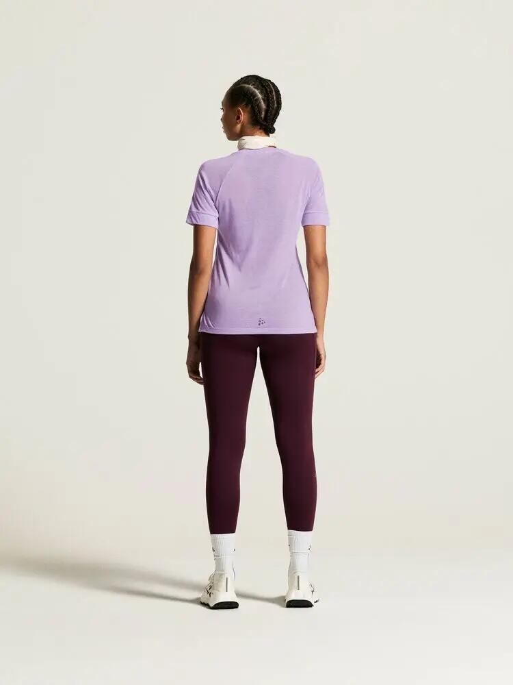 craft Wool SS Tee W t-shirt em lã e poliéster reciclado 6/7