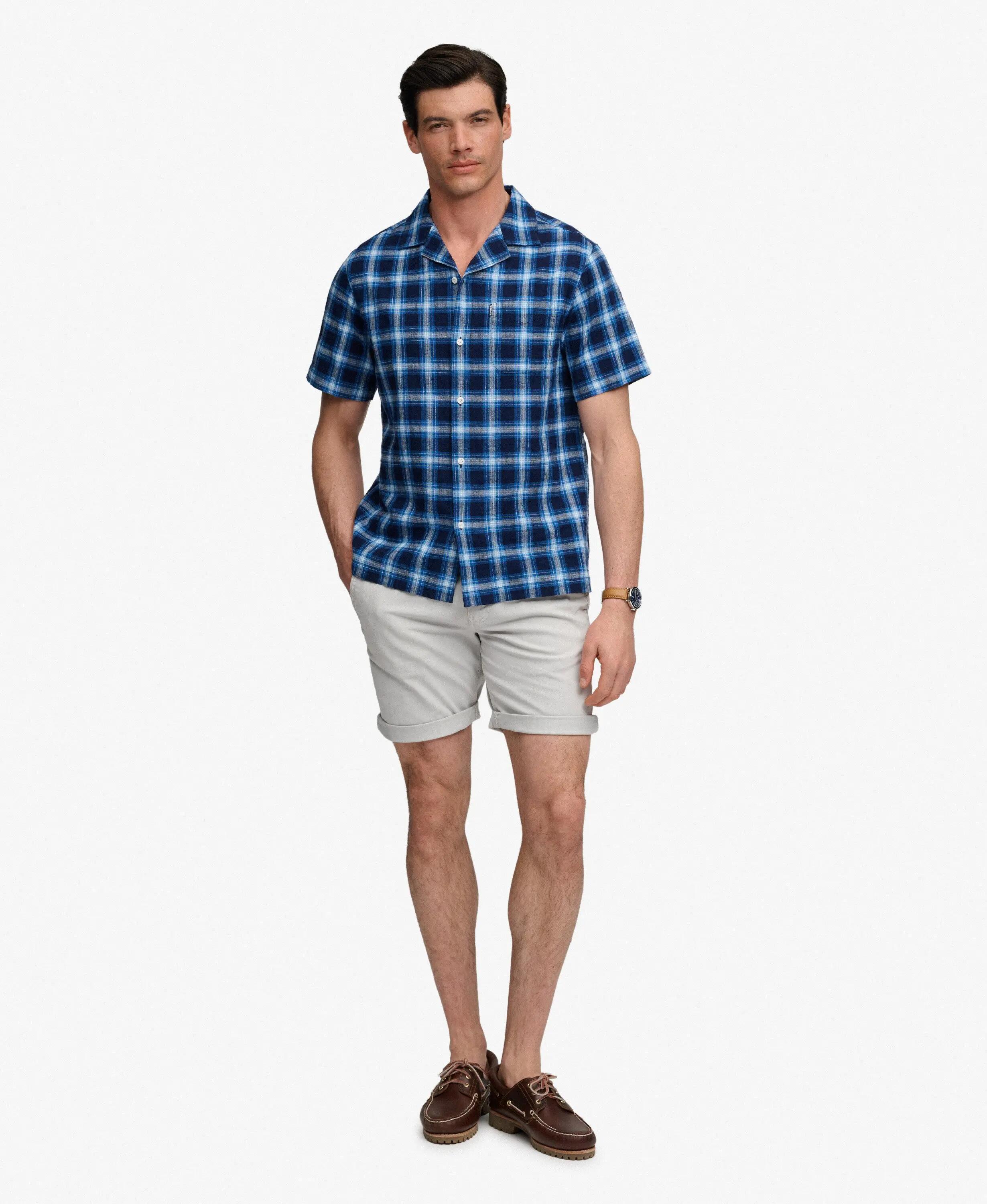 superdry Chemise manches courtes Cabana Check en coton bio 3/6