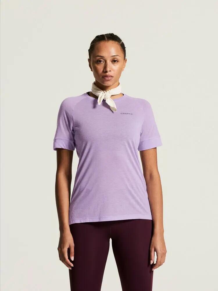 craft Wool SS Tee W t-shirt em lã e poliéster reciclado 4/7