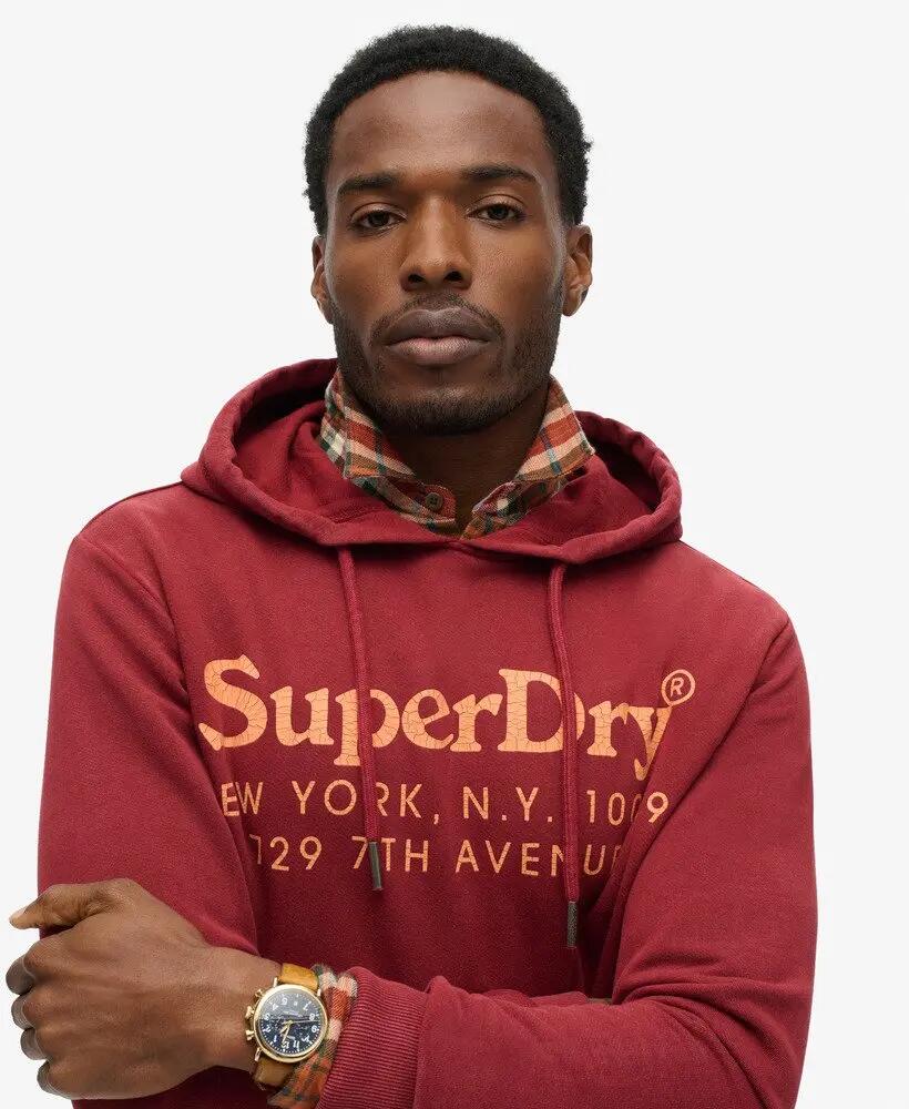 superdry Sweat à capuche Tonal Venue Logo en coton 3/6