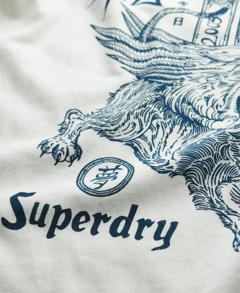 superdry Camiseta Tokyo Narrative Loose algodón orgánico - corte holgado 6/7