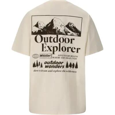 whistler Kunta W S-S T-shirt 100% bawełna Gardenia 2/4