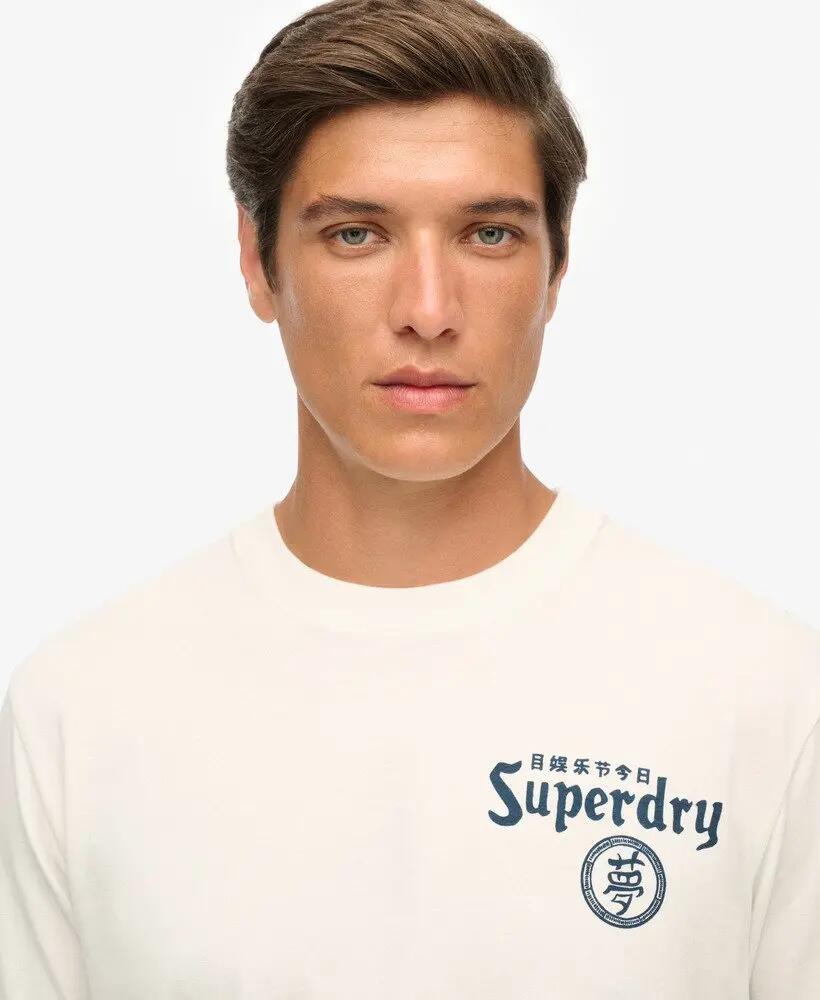 superdry Camiseta Tokyo Narrative Loose algodón orgánico - corte holgado 5/7