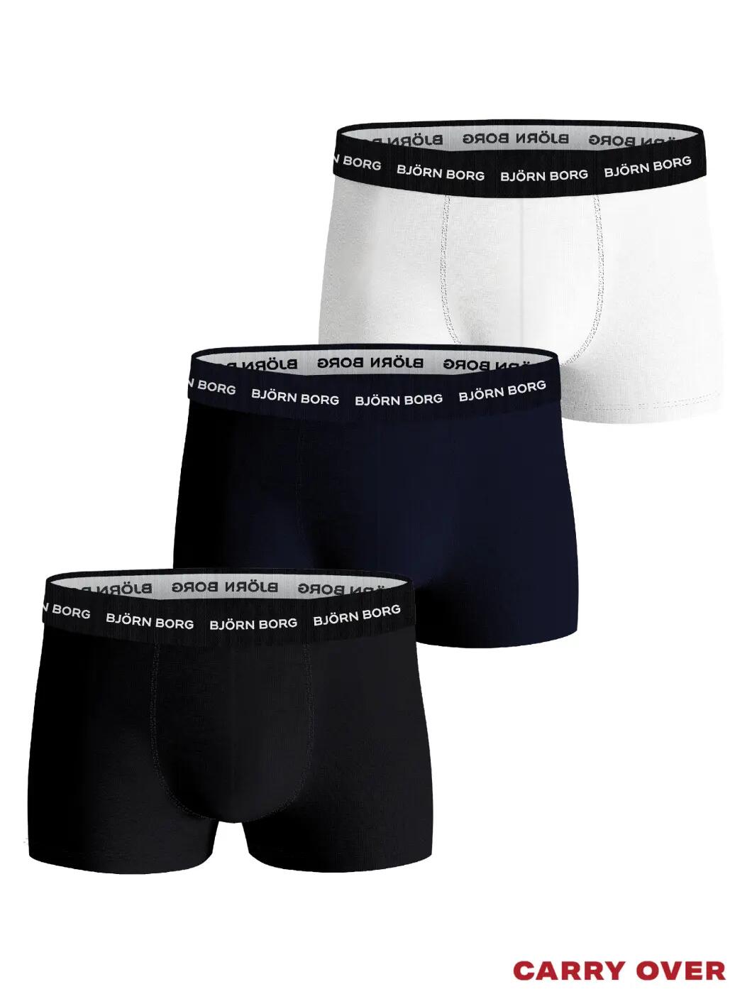 Cotton stretch boxer shorts Björn Borg (x3) 1/5