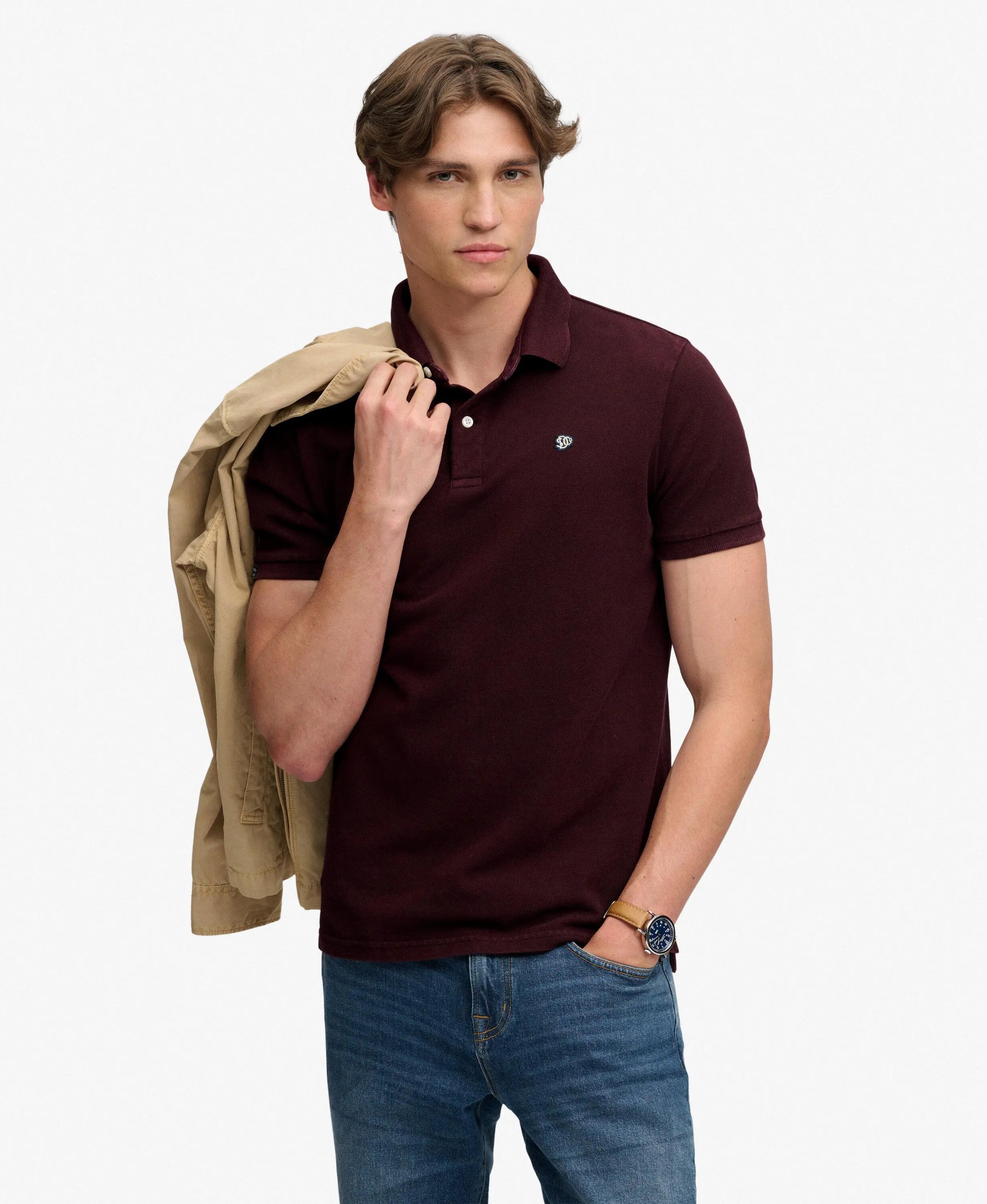 superdry Polo Vintage Destroy en coton — coupe relaxed 2/7